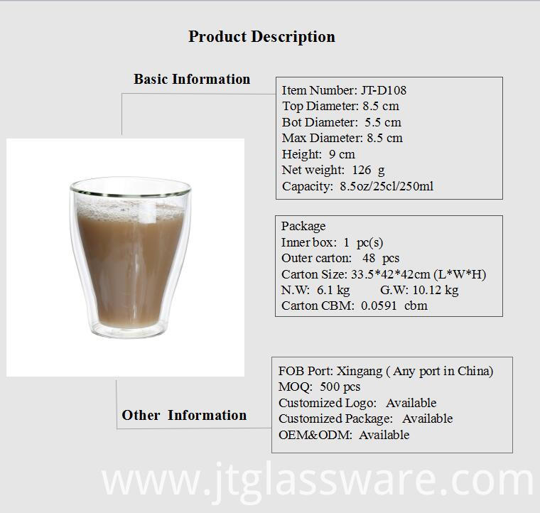 Glass Coffee Cup (8) Glass Coffee Cup (8)